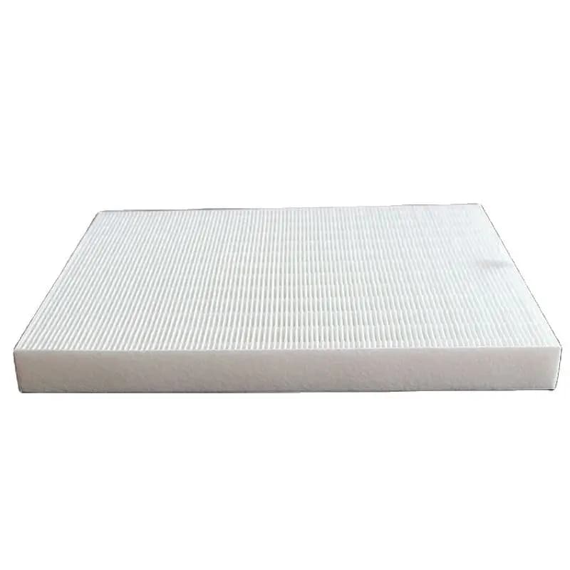 Filtro Hepa in tessuto non tessuto bianco su misura 240 * 170 * 19 mm