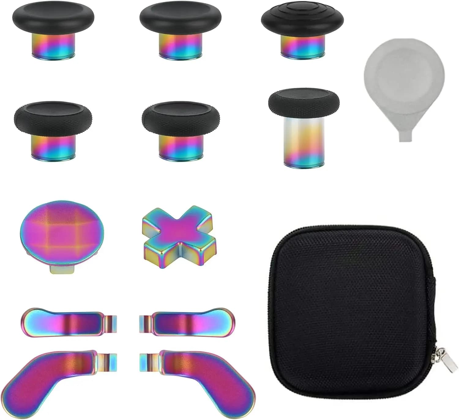 Thumbsticks in metallo 13 in 1 per controller Xbox One Elite Series 2, parti accessorie per giochi con controller Elite Series 2 Core