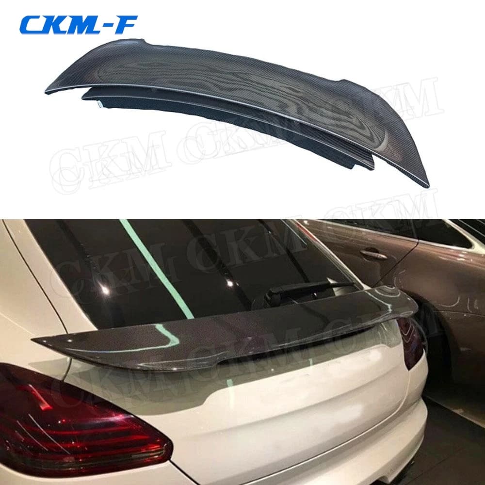 Reale In Fibra di Carbonio Baule Posteriore Boot Spoiler Lip Ali Accessori Auto Per Porsche Panamera S 970 971 2010-2016