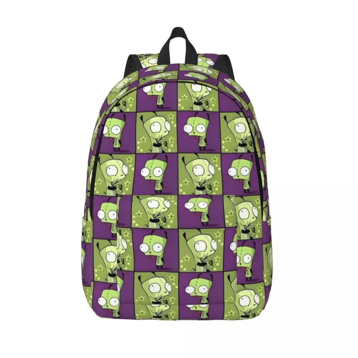 Zaino Invader Zim Gir Cartoon Cool, zaino da esterno per studenti, borsa da lavoro per uomo e donna, borsa a tracolla per il college