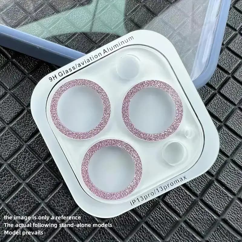 1 Piece Protection Lenten Camera Glitterata for iPhone 13 11 Pro Max 12 Mini Plus 15Pro 14Pro iPhone15, Tempered Glass Zia Full Cover