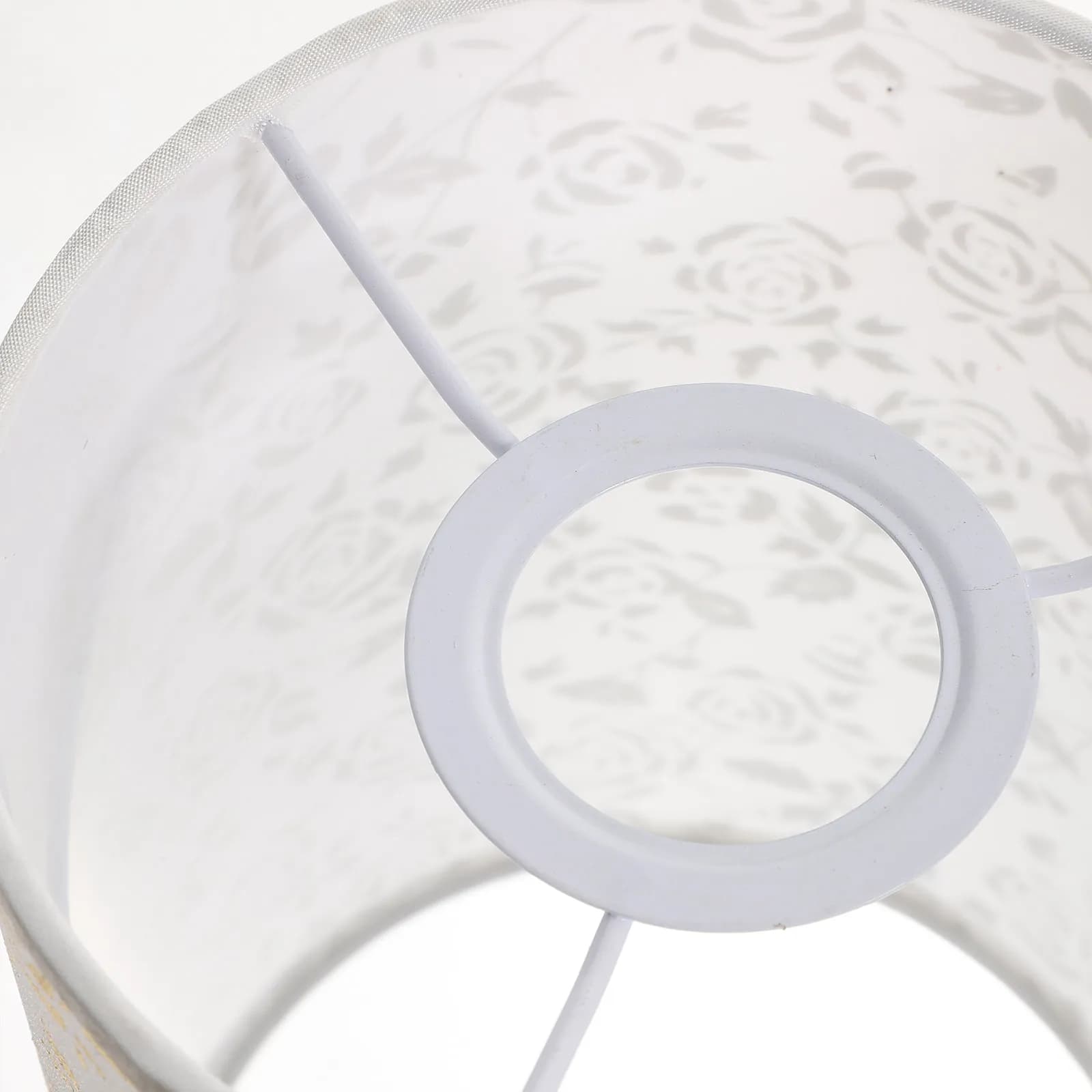 Small Drum Lampshade for Desk Lamp E27 Base Modern Pattern Design Light Cover for Bedroom Living Room Study Office Replacement