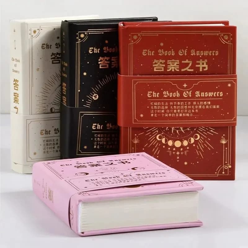 Magical Answer Book Mini Version Bilingual Portable Pocket Book Birthday Gift Creative Notebook Portable Small
