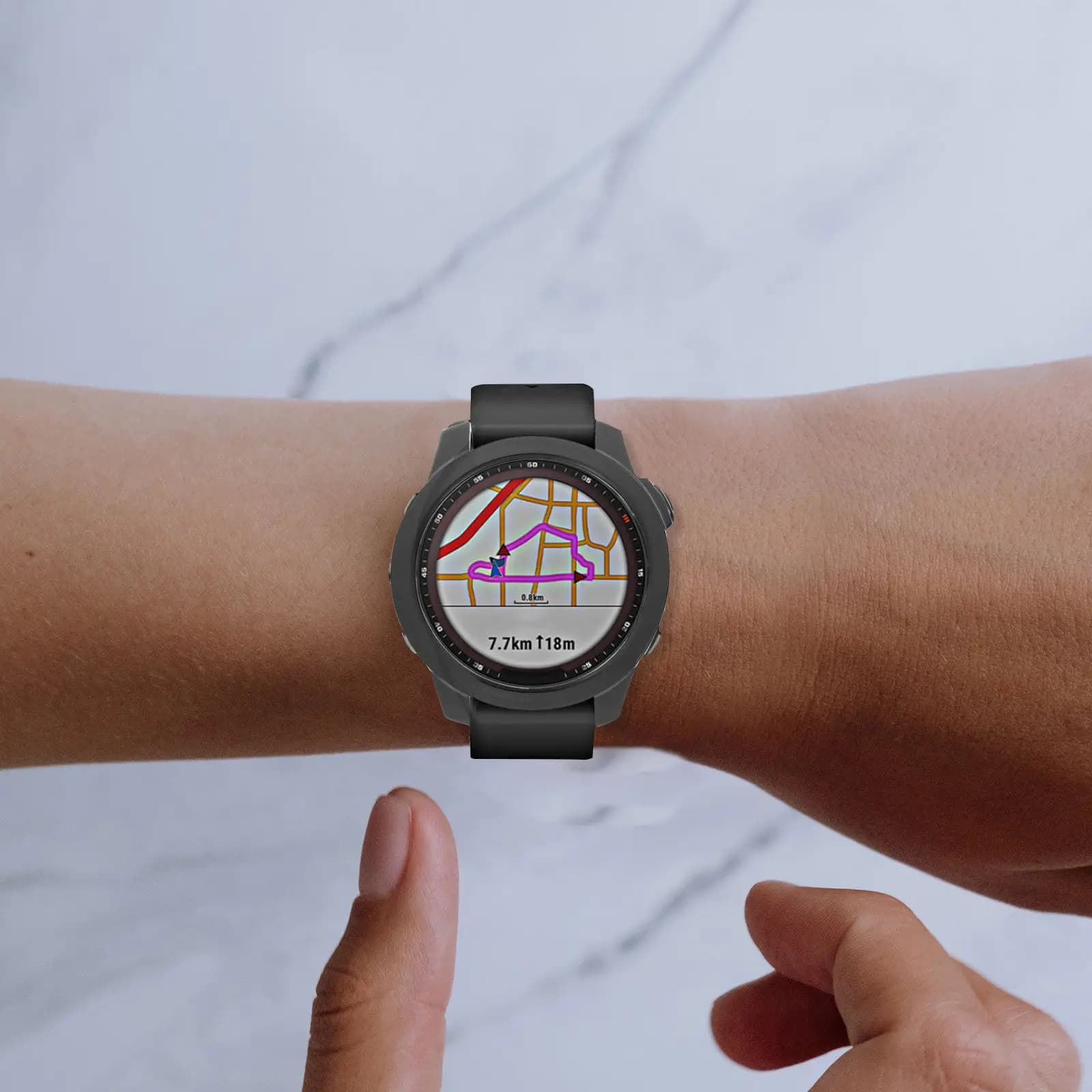2 Pezzi Custodia Protettiva Antiurto Elegante per Smartwatch, Facile da Installare e Rimuovere, Mezza Protezione per Orologio 7