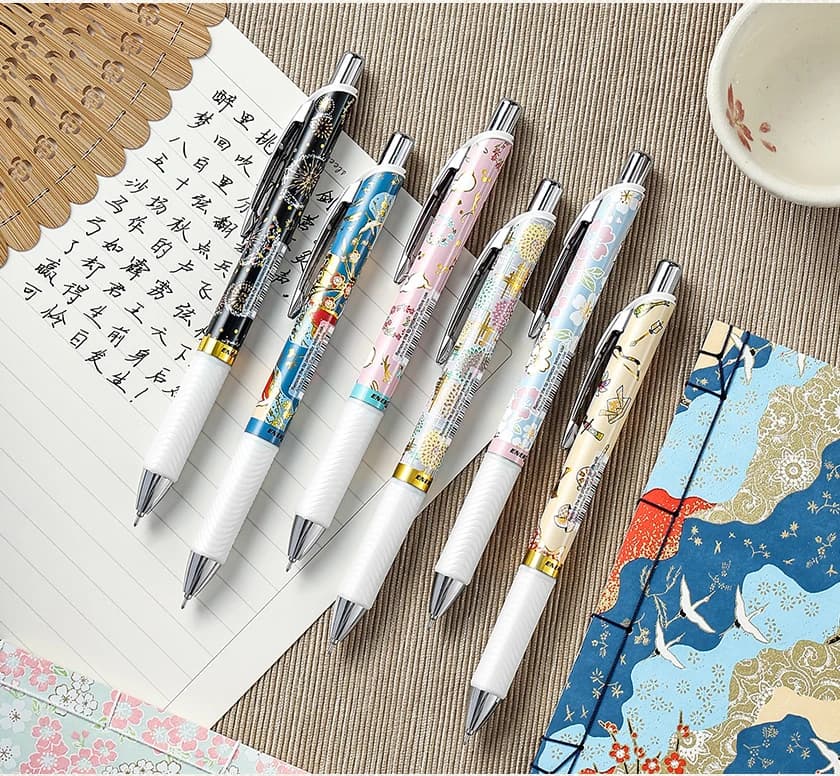 1pc Giappone Pentel Energel Limited Penna Gel Bln75 Press Speed Penna a inchiostro secco Scrittura liscia Penna nera da 0,5 mm