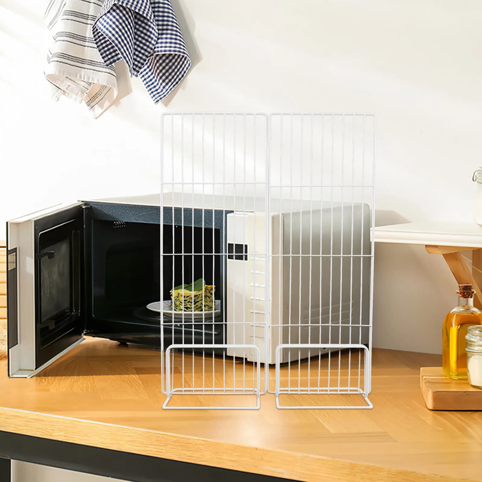 Freezer Shelf Divider Iron Wire Refrigerator Storage Partition Board Chest Freezer Organizer Fridge Mesh Divider Telescope Width