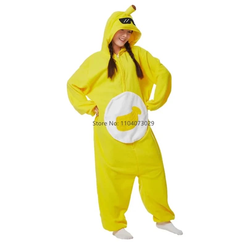 Costumi di Halloween per Cosplay ★ Pigiama Kigurumi a Forma di Frutta Onesieshow per Adulti e Bambini, Costume da Cartone Animato Zucca e Avocado per Feste in Pigiameria ☆ Nuovo