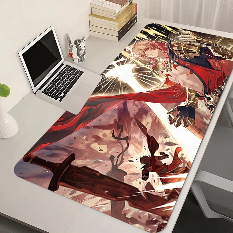 Tappetino per mouse Honkai Star Rail Mydei Laptop Tappetino da tavolo per ufficio Tastiera Tappetino per mouse antiscivolo esteso Accessori da gioco Tappetino da scrivania Tappeto