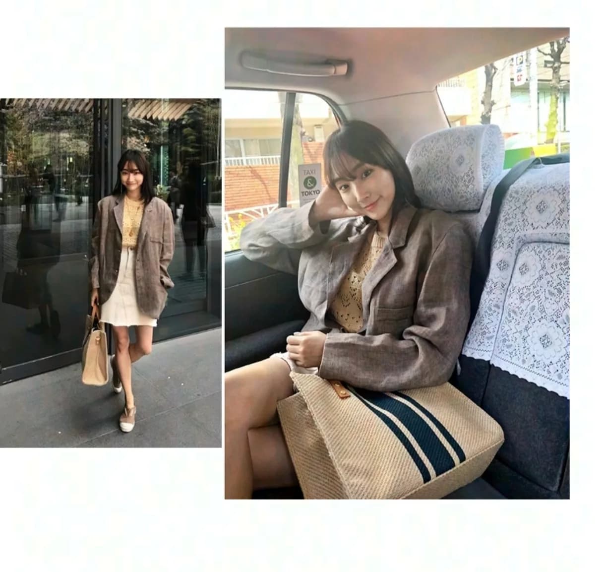 2026 New Striped Canvas Tote Bag Women Large Capacity Ins Office Commute Laptop Hand Shoulder Bag