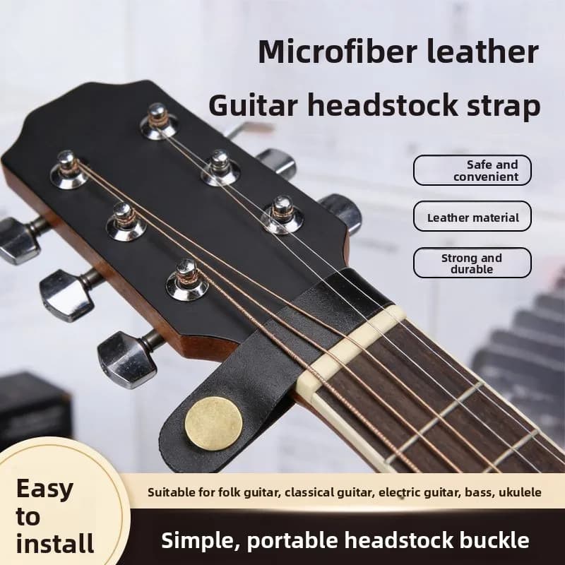 Guitar Strap Button Head Binding Rope Neck Strap For Acoustic Guitar Electric Bass Ukulele Strap Head Cord