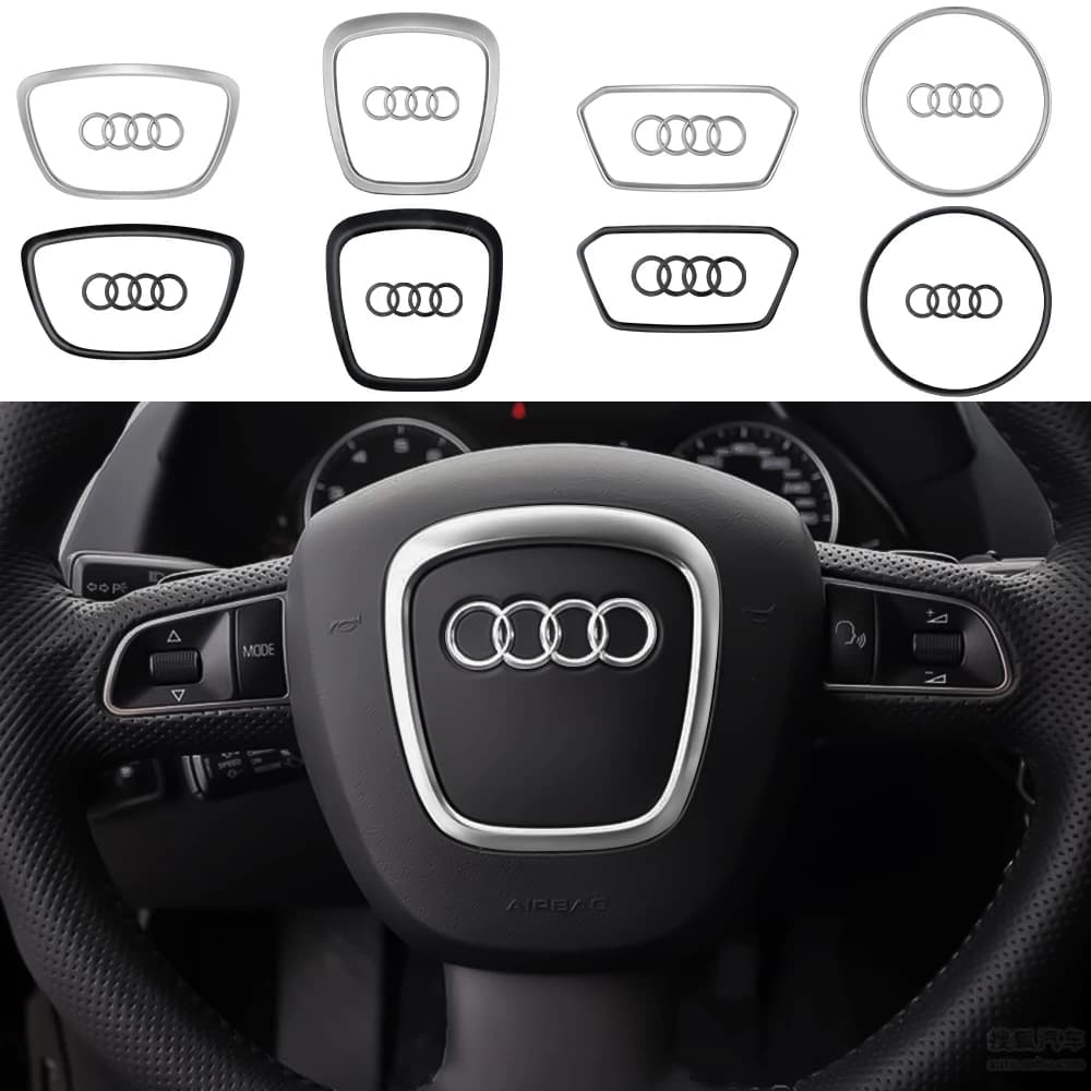 For Audi Q3 Q7 Q5 A4L A6L A5 A8L A7 E-TRON A8 A7L Q6 Q8 SQ5 Q5L: Wall decals and accessories for Covers Central Logo Flying Car