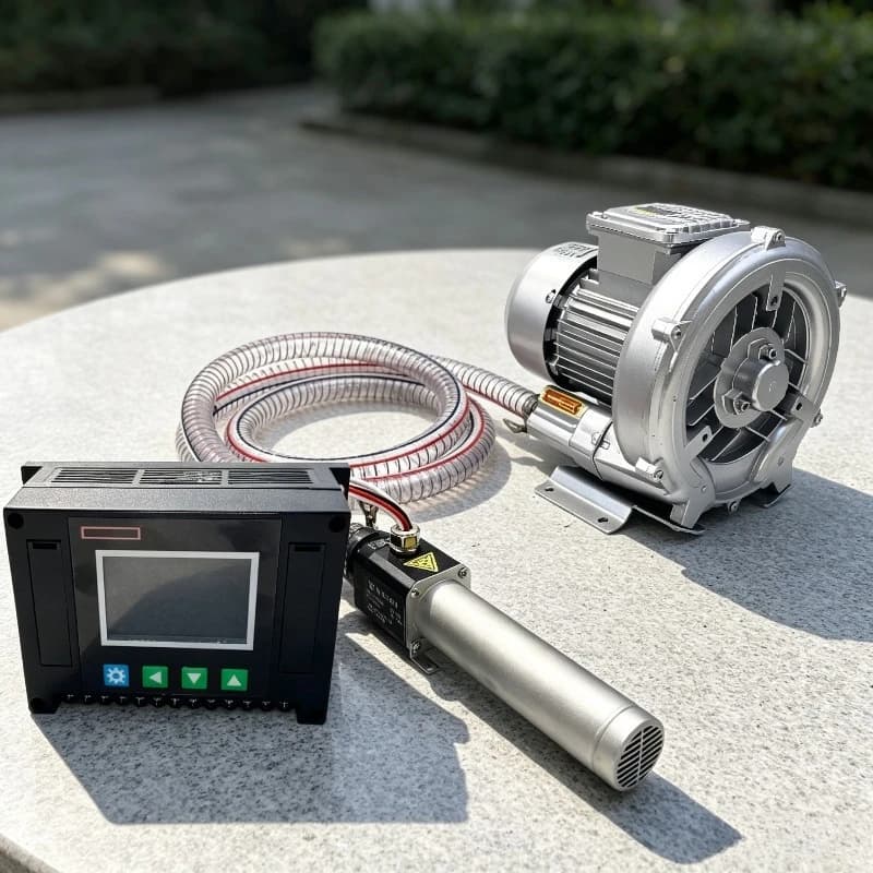 Industrial Small Hot Air Blower 3300W Digital Display Communication Hot Air Gun Compressed Air Heating