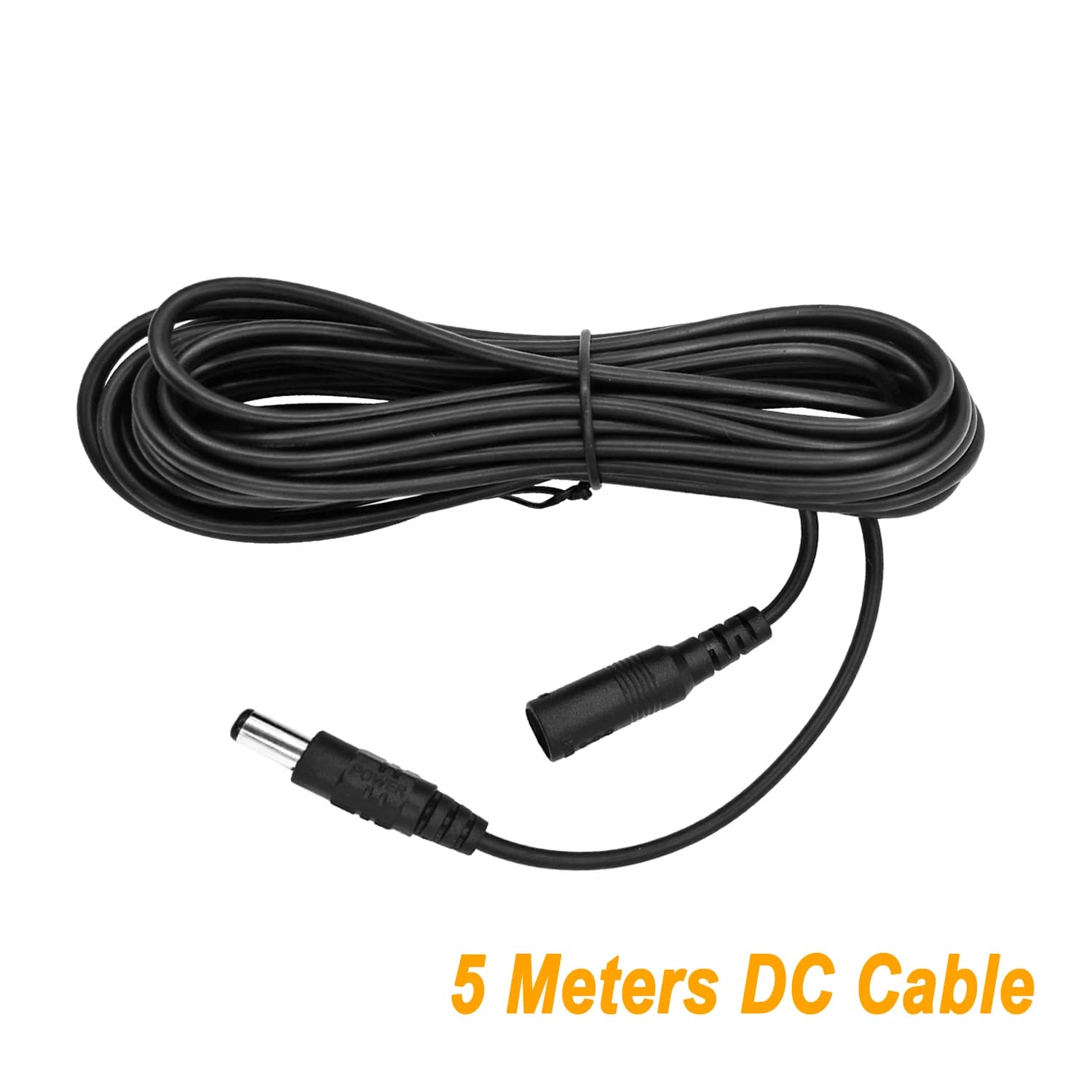Cavo di prolunga di alimentazione DC12V da 5M 10M, connettore da 5,5 mm * 2,1 mm maschio a femmina per lampada LED, telecamera di sicurezza CCTV, cavo di alimentazione nero