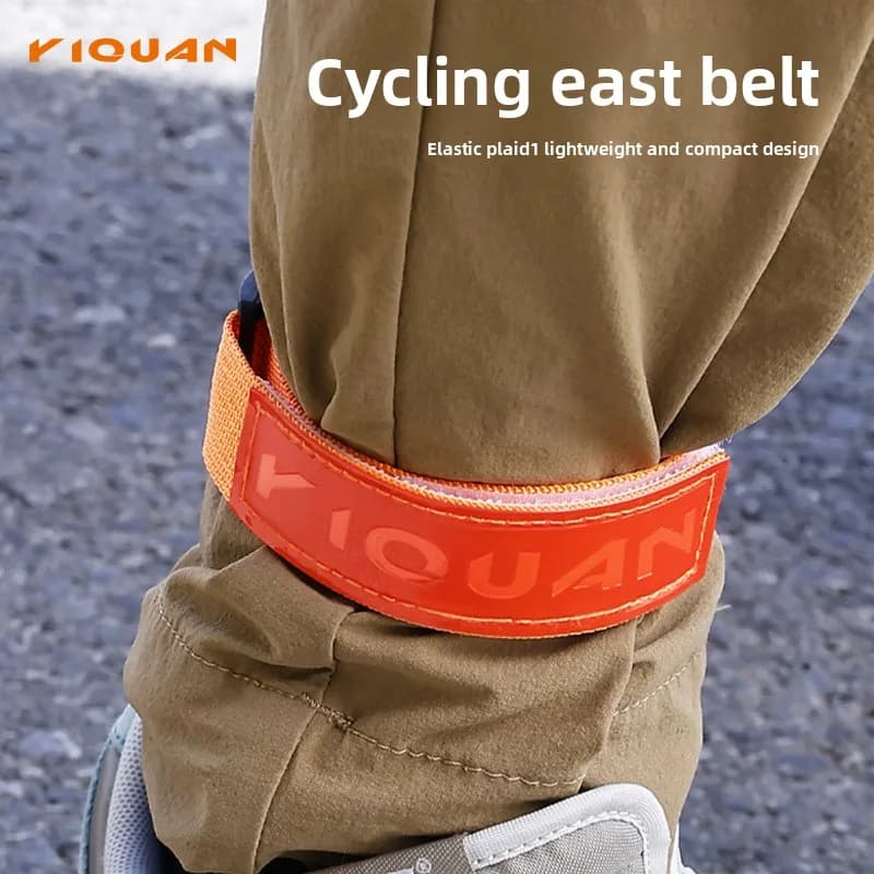 Adjustable Reflective Cycling Leg Strap Elastic Bicycle Pant Safety Band for Riding Night Running Outdoor Sports Fixed Things