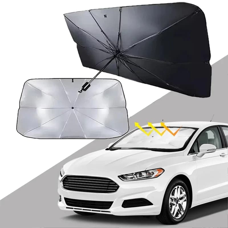 Parasole per auto Parabrezza anteriore Parasole Interni auto Parasole estivo Accessori per la protezione solare multifunzionale retrattile