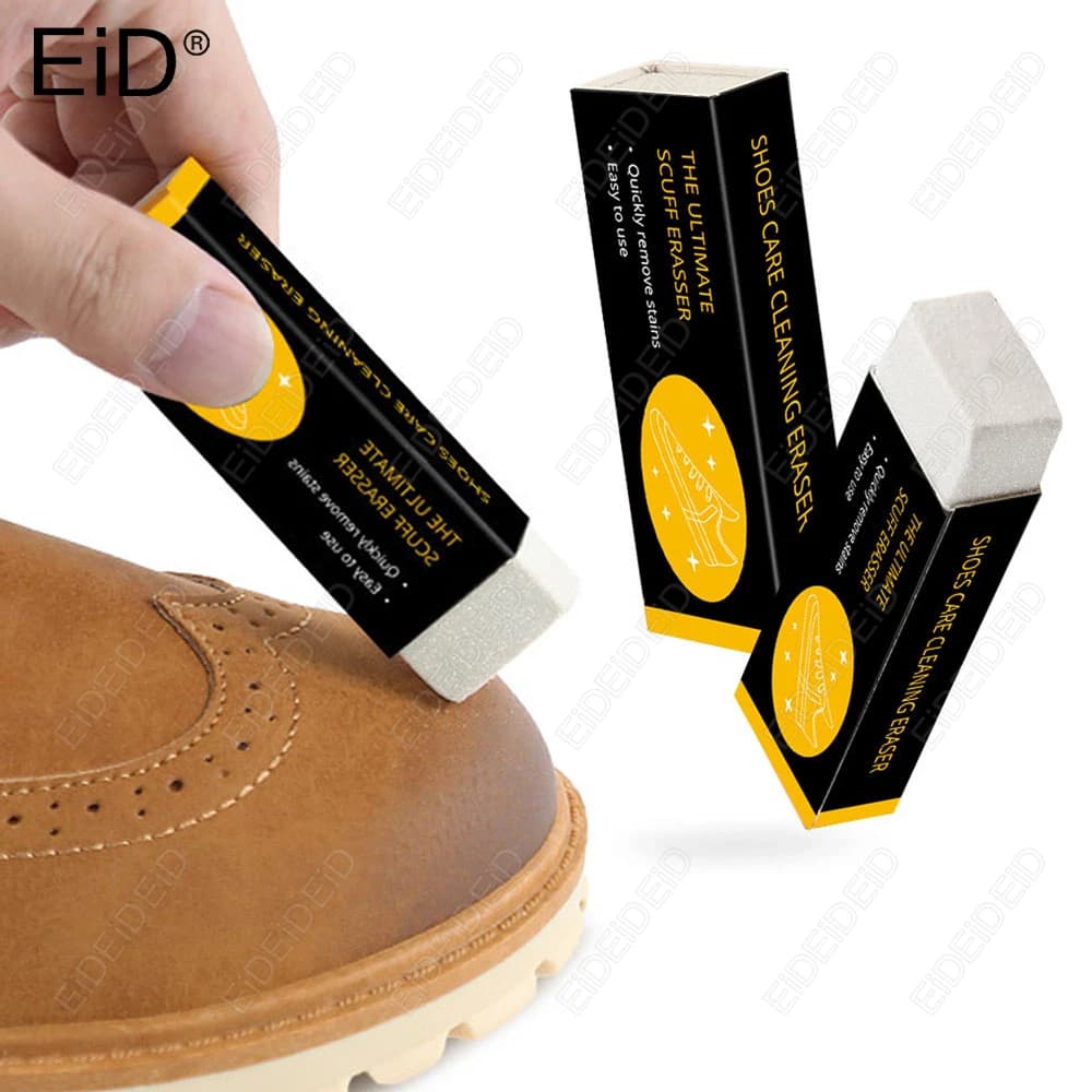 1/2 pezzi scarpe pulizia gomma per pelle scamosciata pelle di pecora tessuto in pelle opaca scarpe da ginnastica scarpe in pelle cura strumenti per la pulizia uomo donna EID