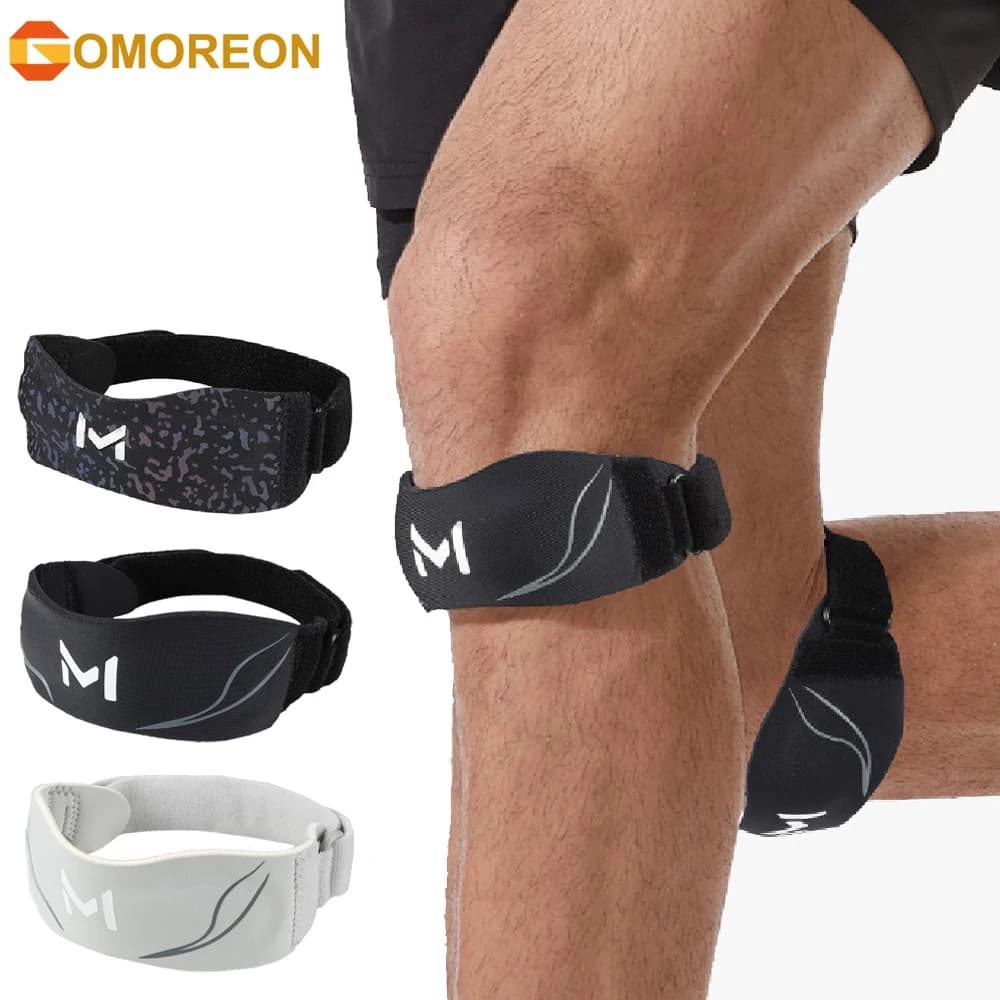 1 Pezzo Fascia di Supporto per Tendine Rotulee per Uomini e Donne, Ginocchiera per Corsa, Basket, Escursionismo, Calcio, Pallavolo e Squat