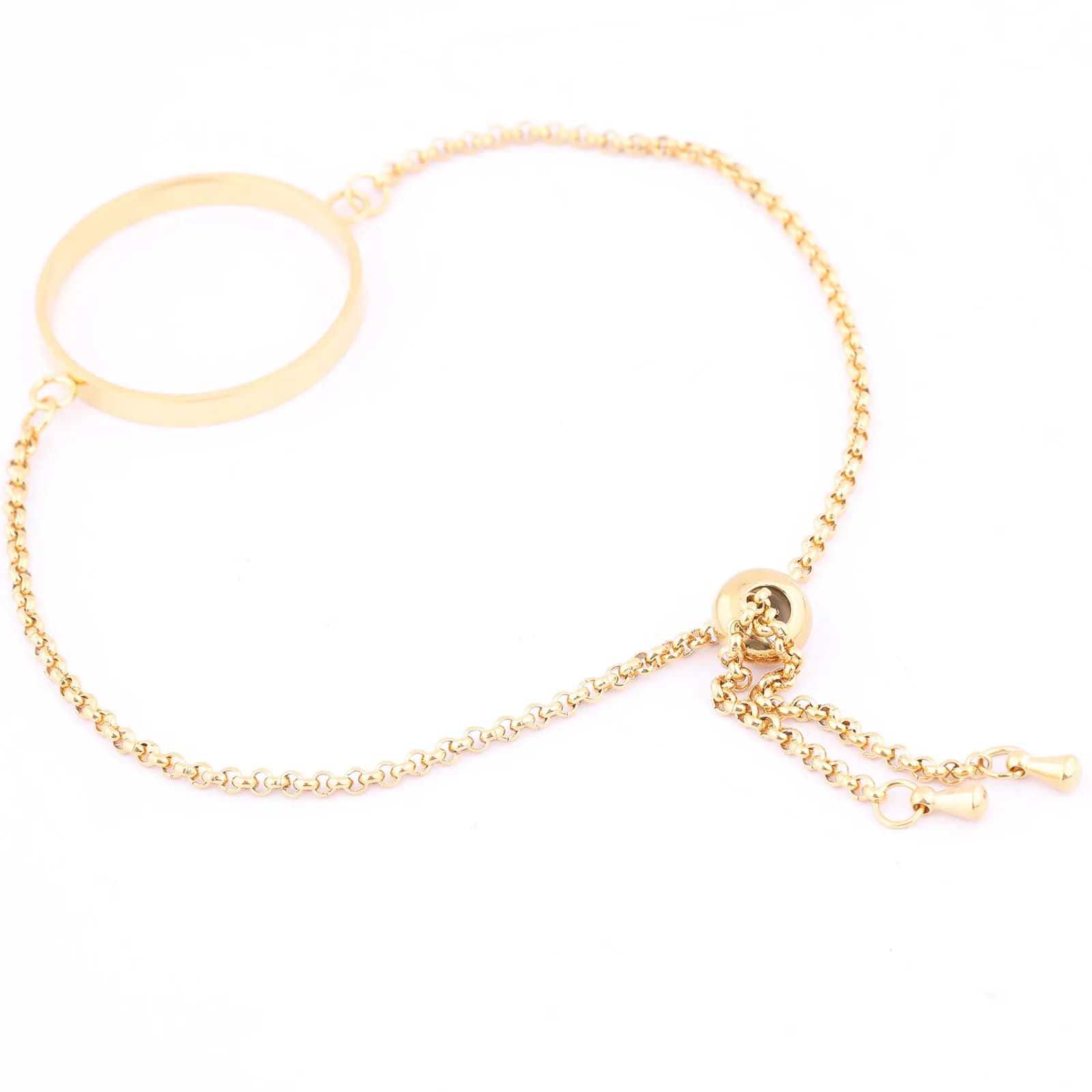 3 pezzi in acciaio inossidabile placcato oro 18mm 25mm cornice aperta bracciale Base impostazione spazi vuoti cornice Cabochon fai da te per la creazione di gioielli in resina