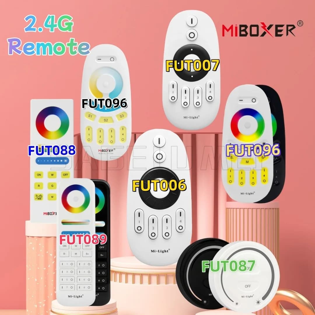 Milight MIBOXER Telecomando 2.4G RF Wireless Remote RGB + CCT Controller FUT006 FUT007 FUT087 FUT088 FUT089 FUT092 FUT094 FUT095 FUT096
