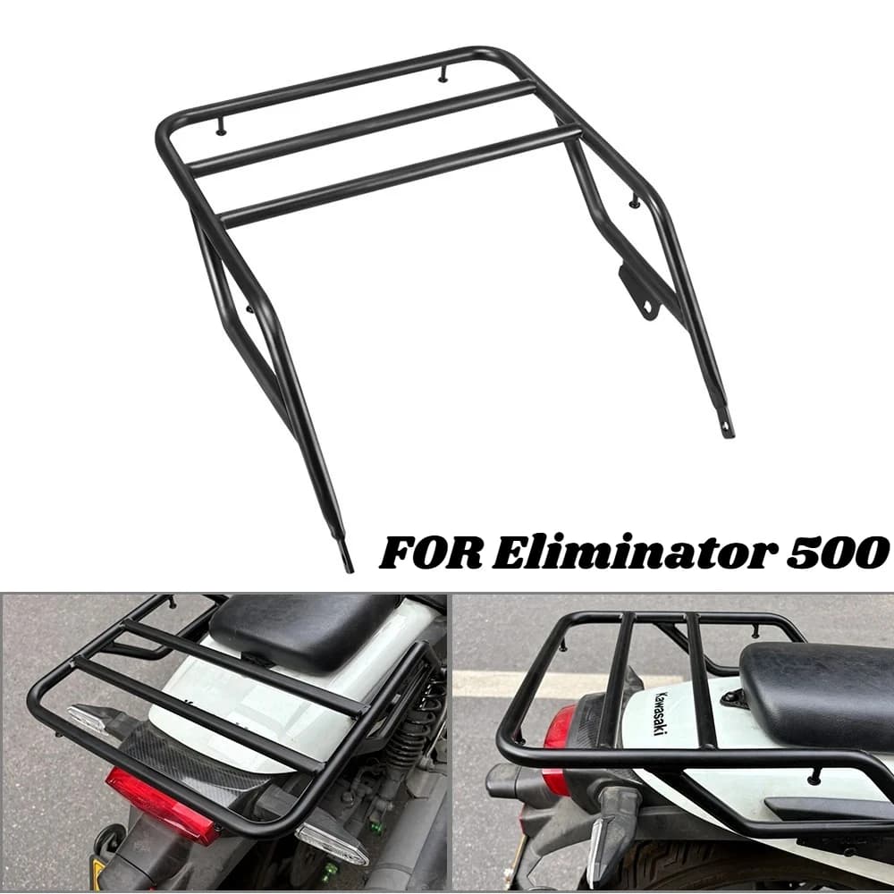 For Kawasaki Eliminator 500 Motorcycle Accessories Tail Rack Suitcase Luggage Carrier Board Luggage Shelf Rear Shelf Kawasaki