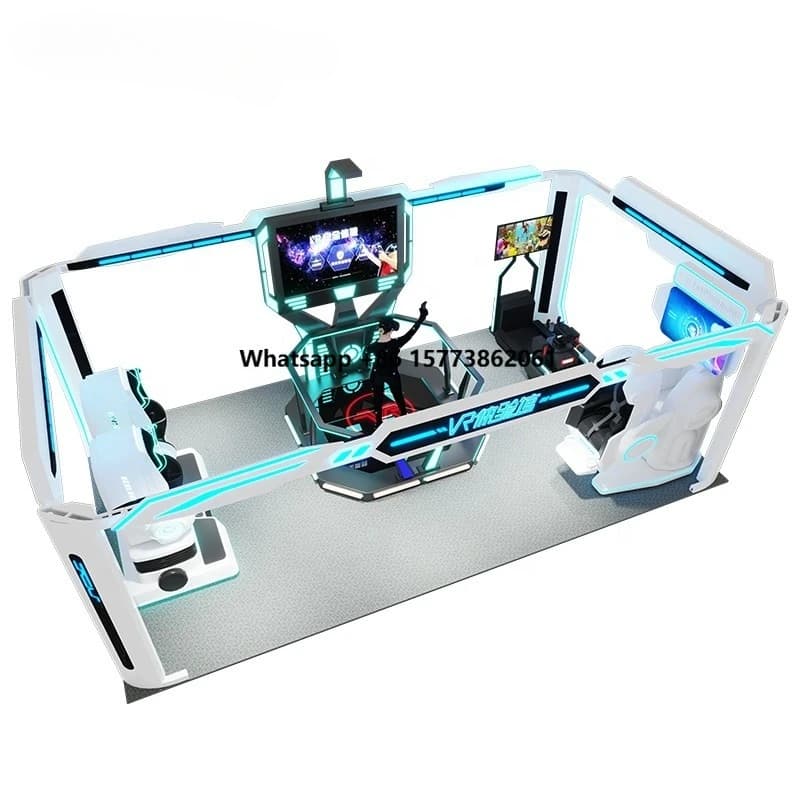 Factory Multiplayer Gaming Station Platform Headset Experience Family Amusement Theme Park on Sale 3D 5D 7D 9D VR Game Machine