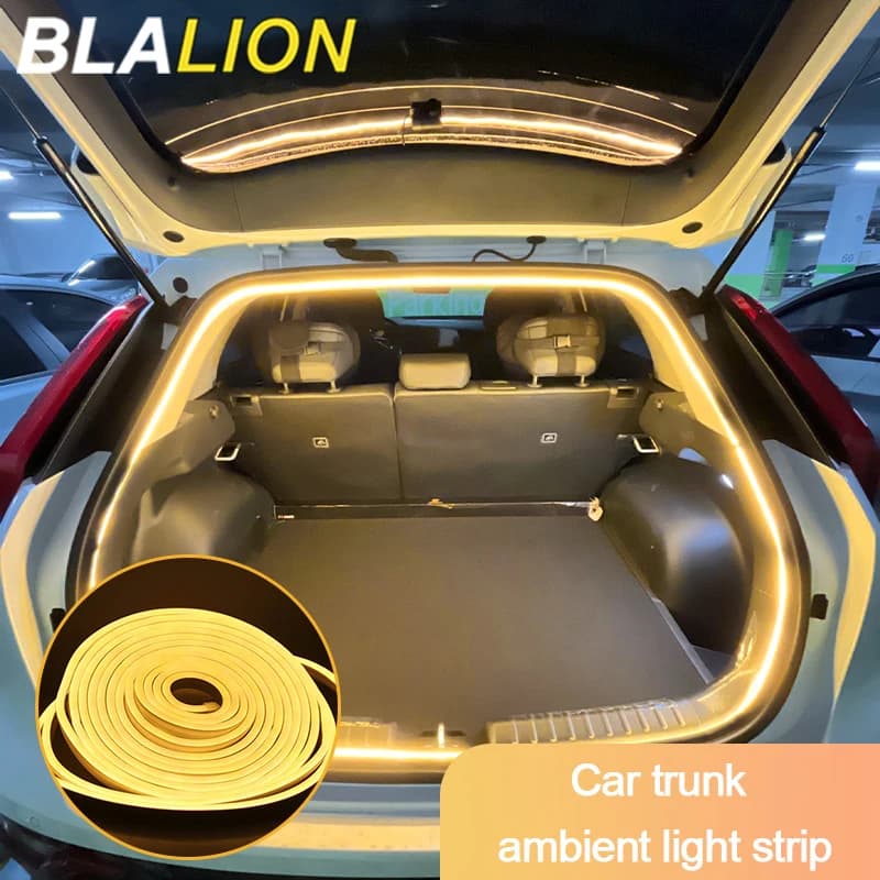 Striscia LED Frunk Brighten per illuminazione ambientale modificata per Tesla Model 3 Y S, 5M, impermeabile, flessibile, luce d'atmosfera.