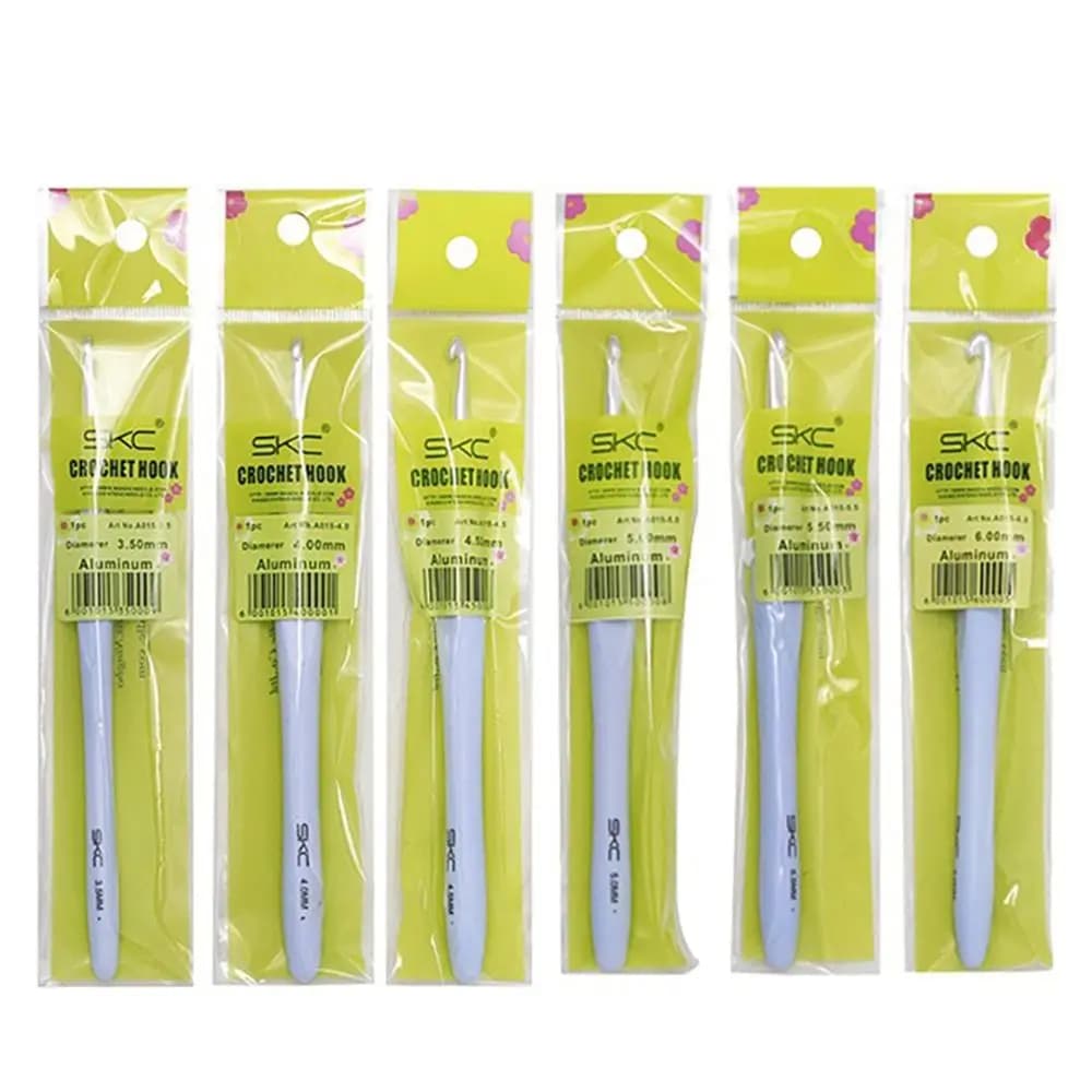 DIY Soft Handle Knitting Needles Aluminum Multisize Crocheting Needles Long Crocheting Hooks DIY Sewing Accessories