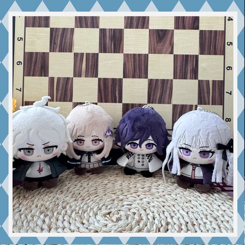 Gioco Anime Danganronpa3 Kokichi Oma Kawaii Cosplay Cotone Dango Bambola Portachiavi Ciondolo Peluche Mini Portachiavi Giocattolo Figure Ventole Regalo