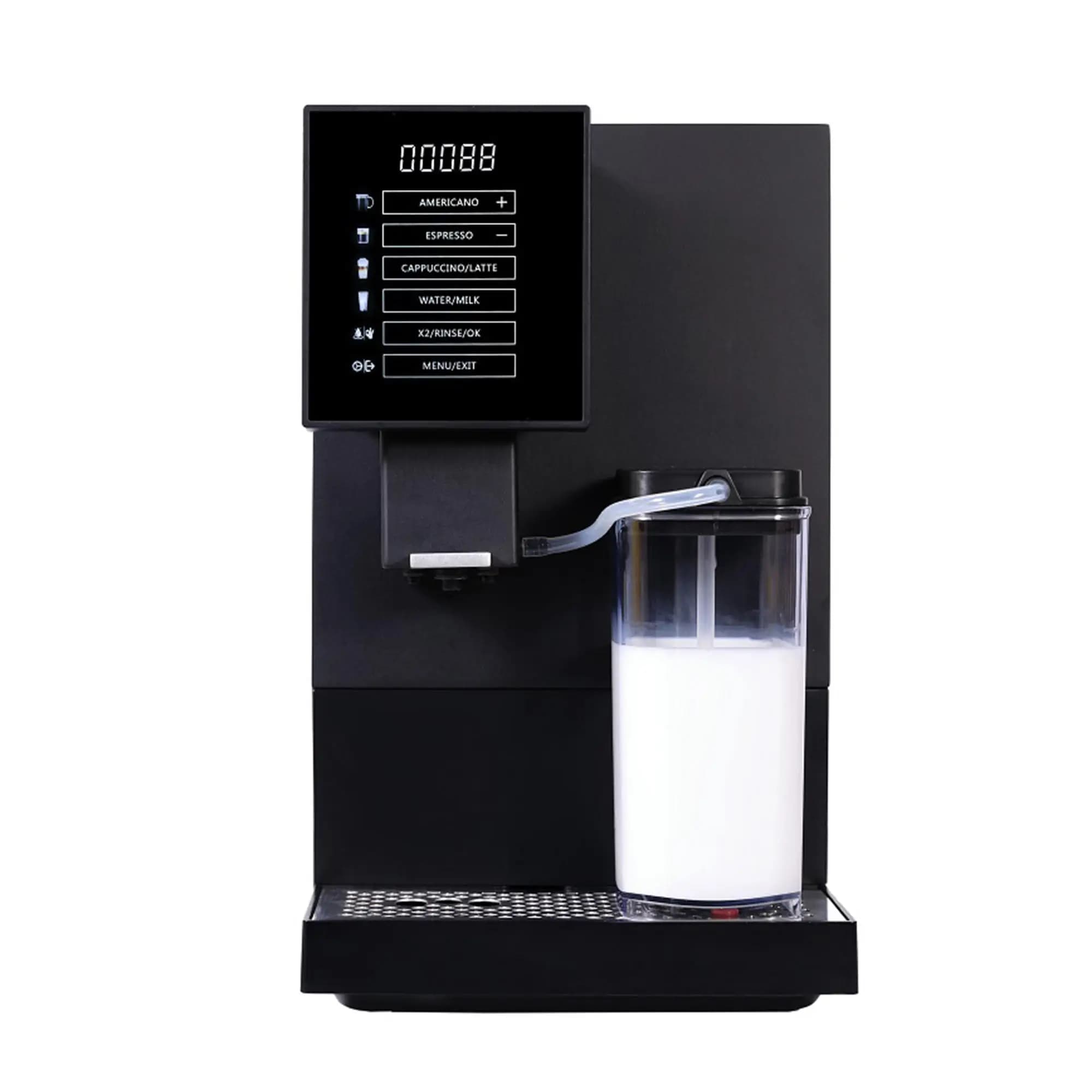 New smart touch screen coffee shop coffee machine, bean to cup professional automatic