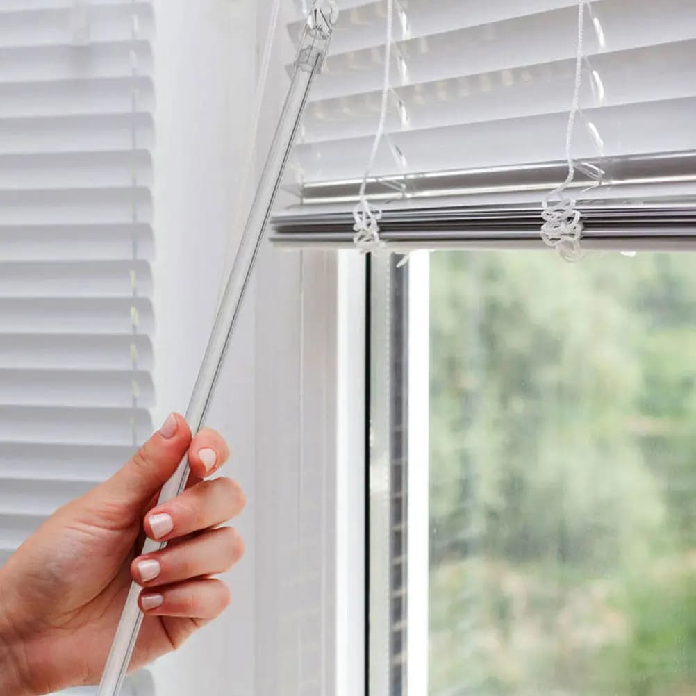 6 Pezzi Ganci Trasparenti per Tende a Rullo, Accessori di Ricambio in Plastica Trasparente per Tende Verticali e a Lamelle, per la Casa