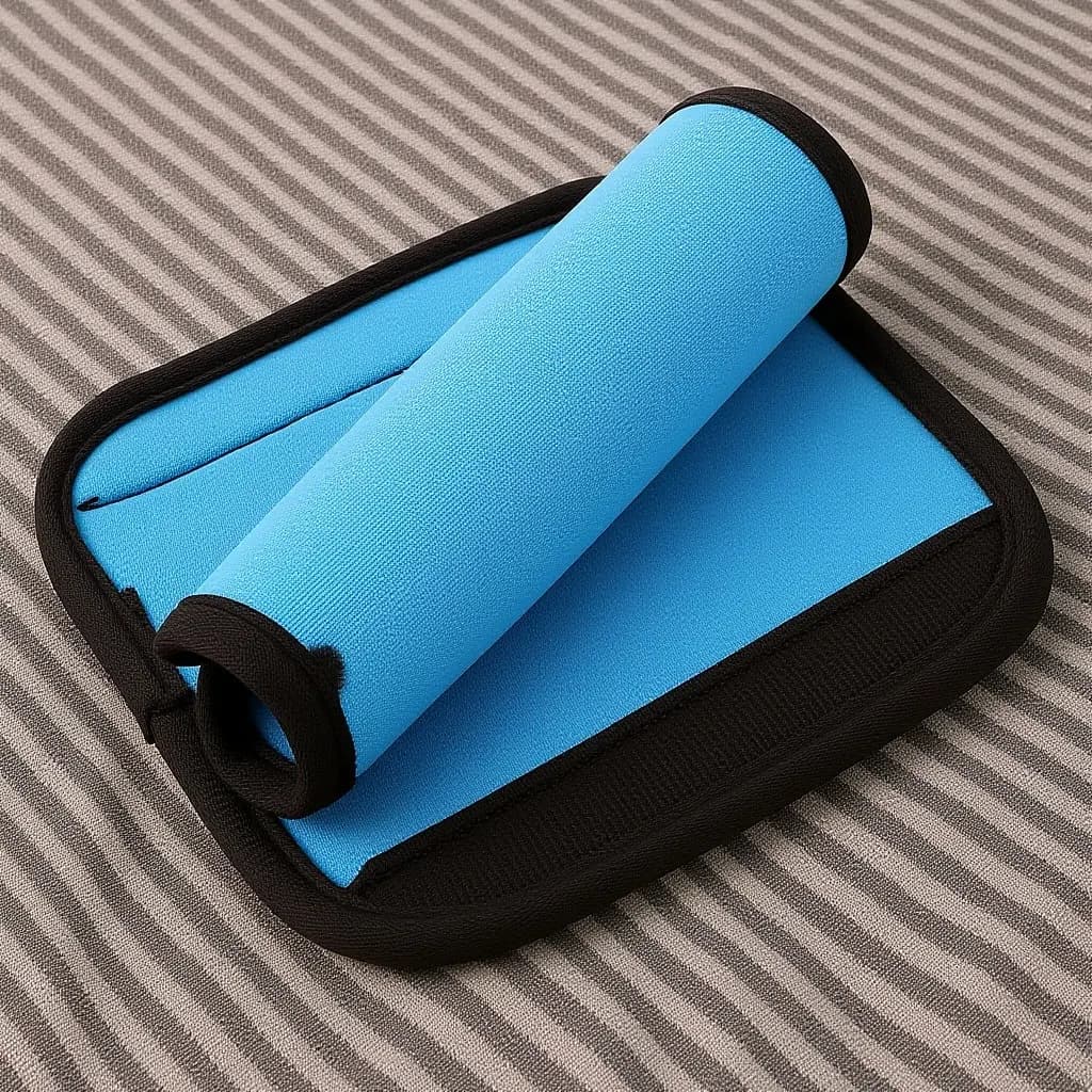 Set di 2 Cuscinetti Antiscivolo Portatili per Bilanciere, Coperture Rimovibili in Poliestere per Maniglie di Manubri, Coperture per Barra per Trazioni, Accessori da Palestra