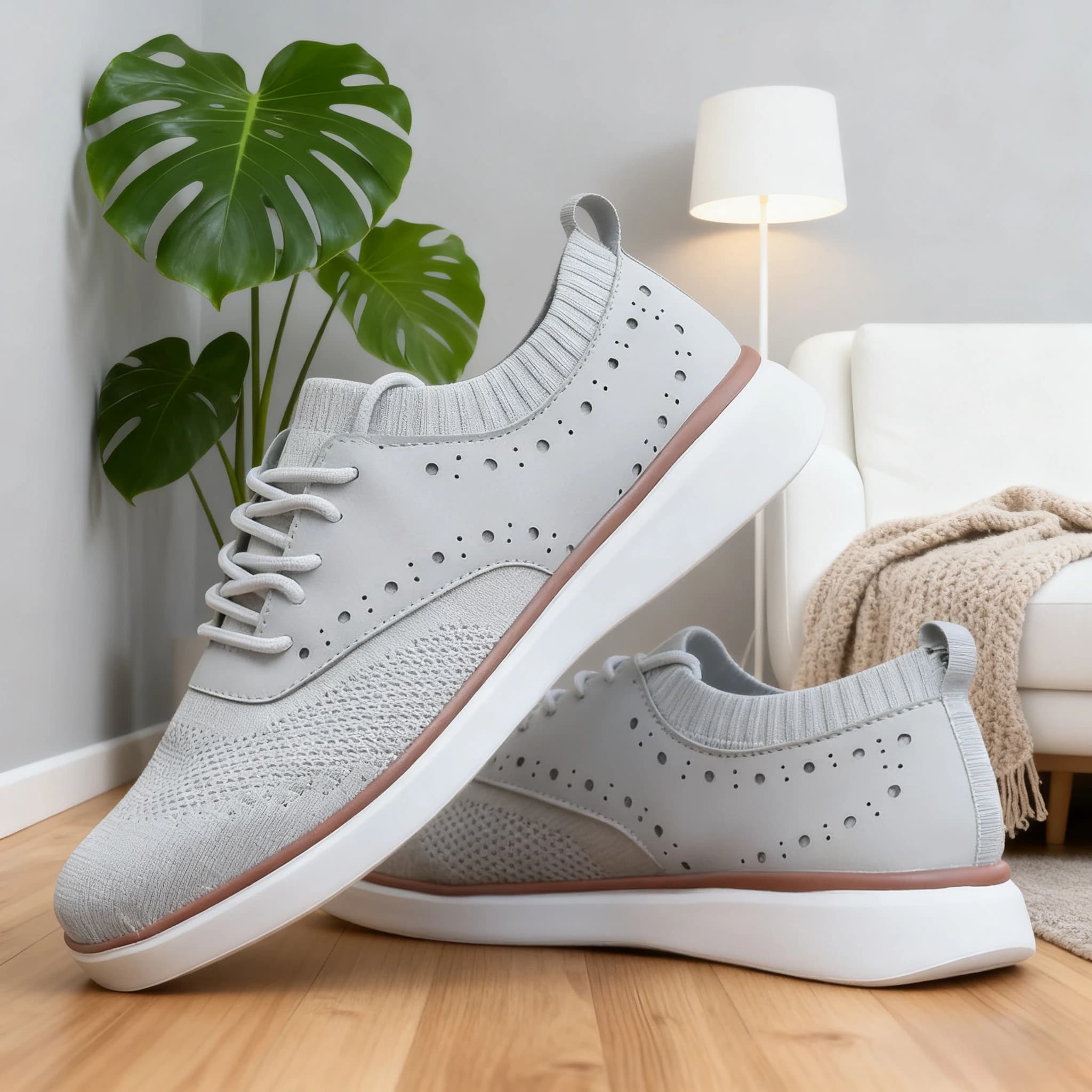 Scarpe sportive da uomo in rete, scarpe basse casual traspiranti, scarpe da passeggio sportive leggere e comode per esterni, antiscivolo 2025