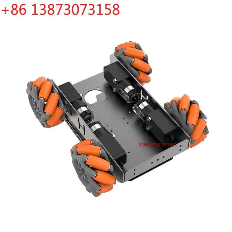 4WD Regular/Mecanum Wheel Chassis with TT Motor Aluminum Alloy Frame Smart Car for Arduino Robot DIY Kit for Raspberry Pi Robot