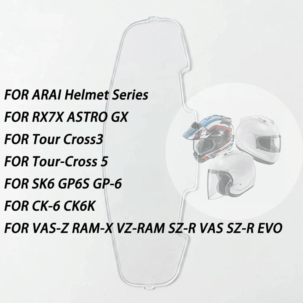Motorcycle Helmet visor Anti Fog Insert for Arai Tour-Cross 3 5 CK6 SK6 VAS-Z RAM-X VZ-RAM SZ-R VAS RX-7X visor Anti Fog Film