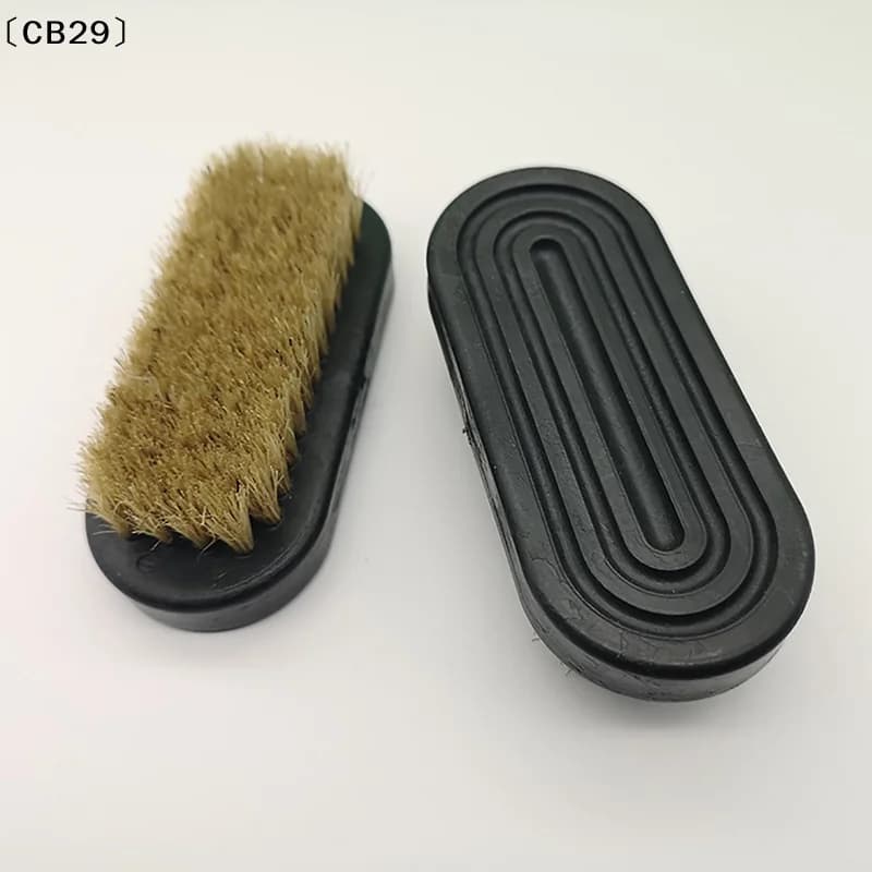 〔CB29〕Spazzola per lucidare le scarpe in pelle, in pelo di maiale, strumento morbido per lucidatura, spazzola per pulizia e lucidatura di stivali in pelle Nubuck