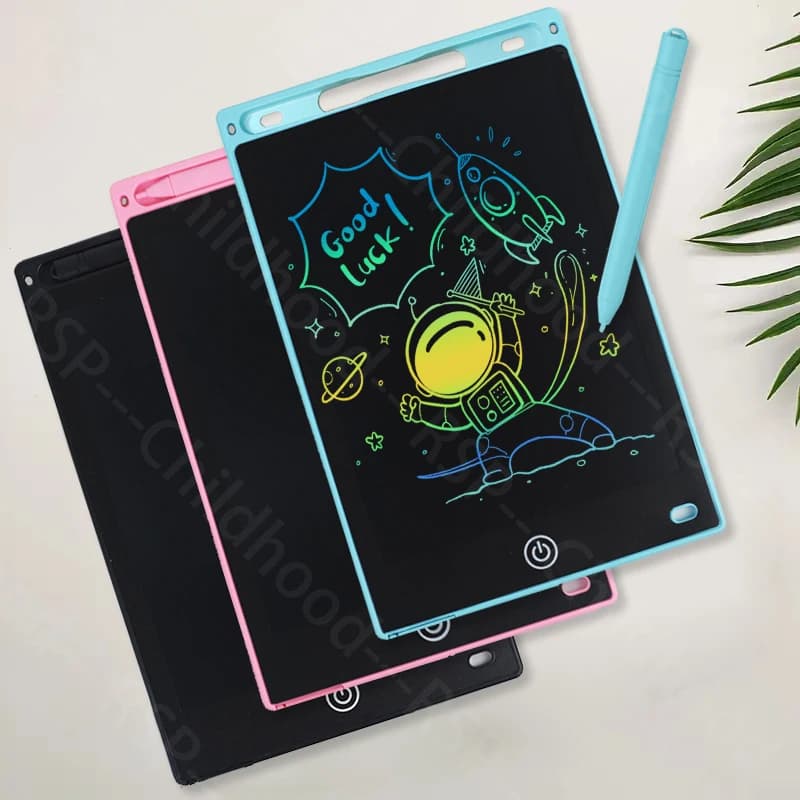 Tavoletta grafica per scrittura LCD da 8,5 pollici per bambini, tavolo da disegno magico riutilizzabile con stilo, regalo giocattolo per doodle cancellabile ecologico