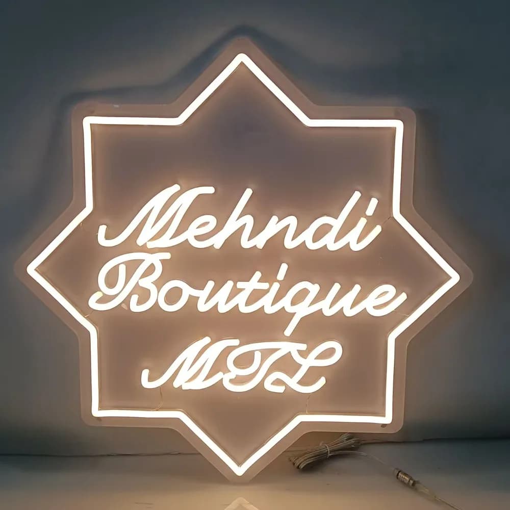 Insegna Luminosa LED Personalizzabile, Opera d'Arte Personalizzata per Logo Aziendale, Decorazione per Stanze, Matrimoni, Feste, Compleanni, Negozi