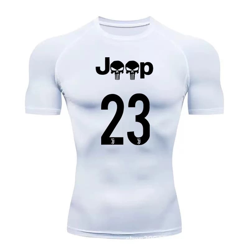 Summer T-shirt 2026 High Quality Jeep in Pure Cotton with Round Neck, Men's Breathable, Outer Casual, Printed, Versatile to Sleeves Court