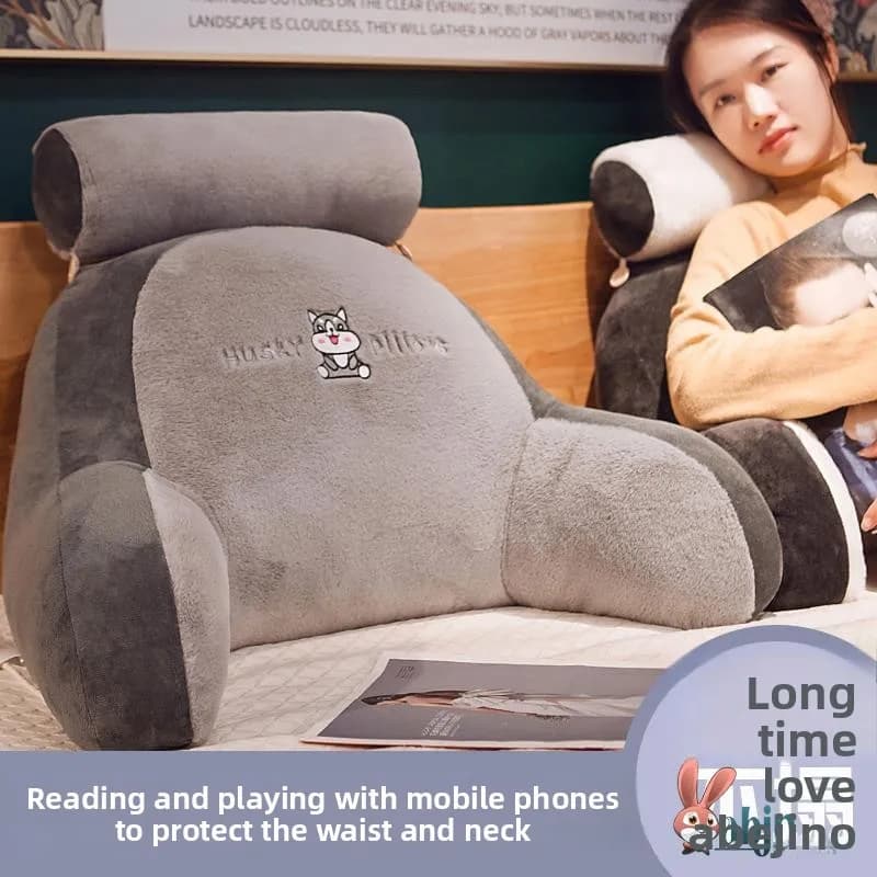 Cuscino Morbido in Peluche per Supporto Lombare, per Divano, Letto, Gaming su Smartphone, Dormitorio, Studenti, Relax