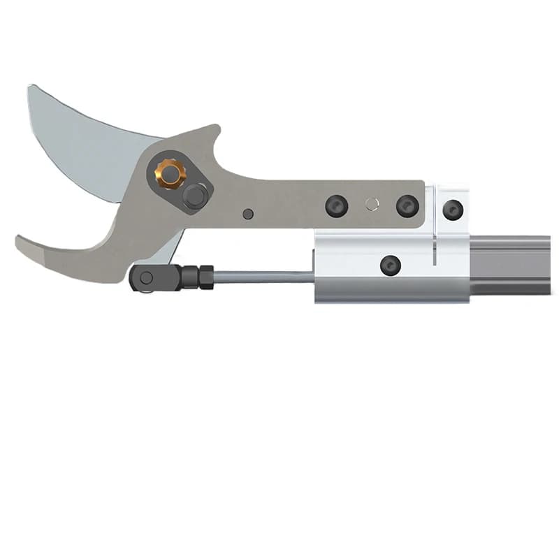 Fruit harvesting scissors with vine poles/electric sprout