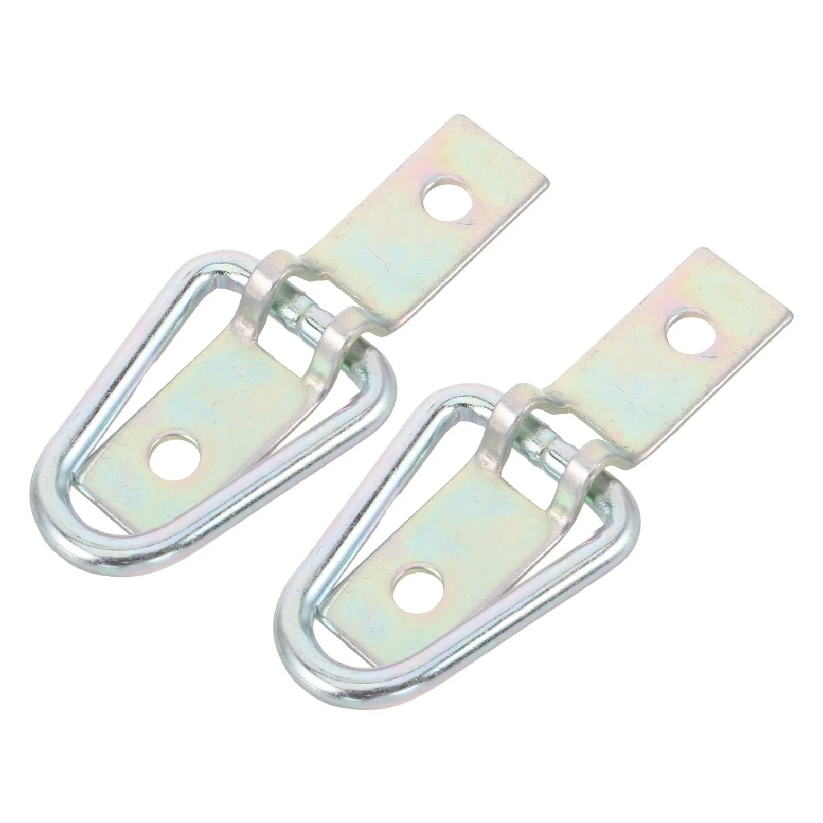 2Pcs Heavy Duty Surface Mount D-Ring Tie Down Anchor for Truck Bed Rv Trailer Boat Universal Weather Resistant