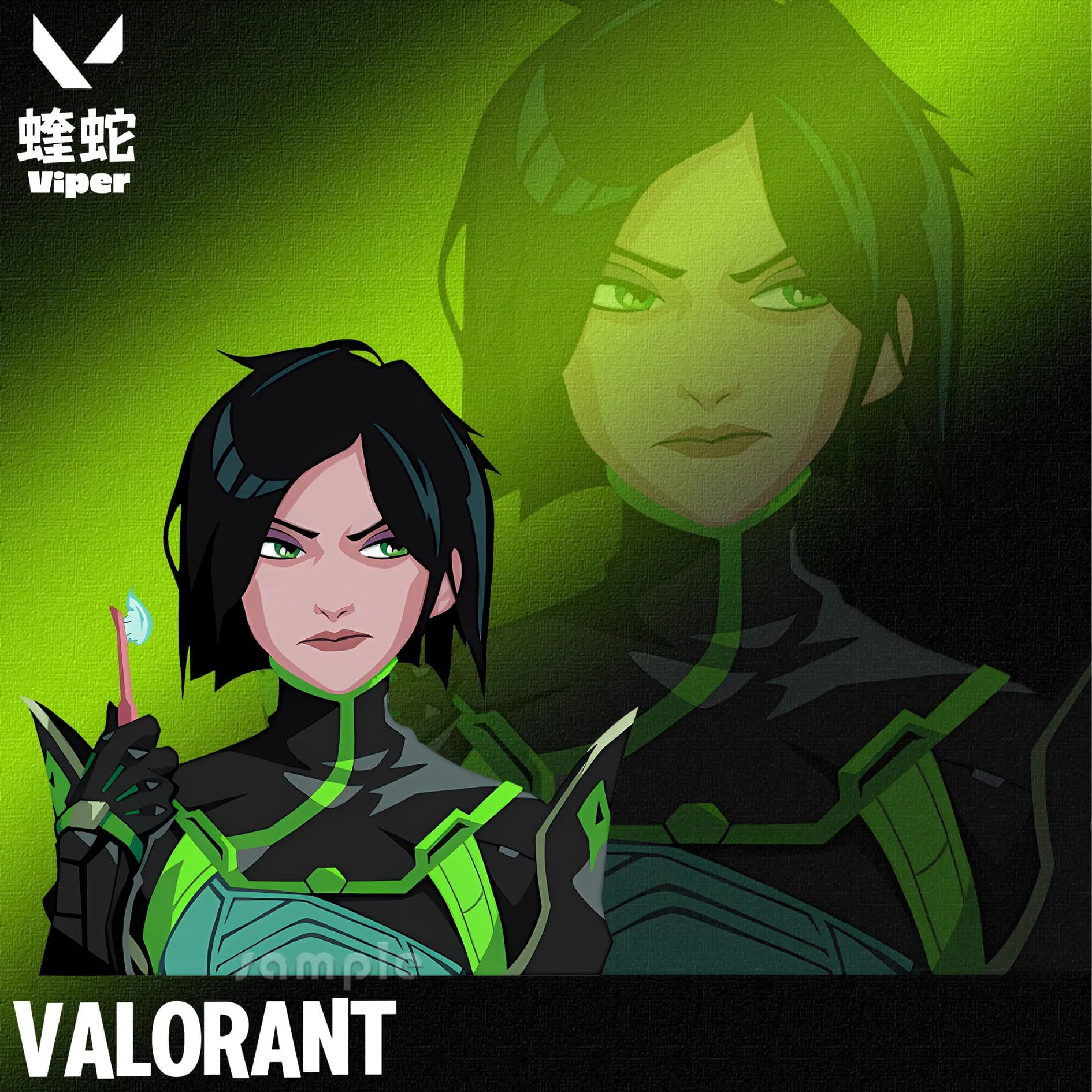 Anime Game VALORANT Fashion Cartoon Figure Viper Deadlock Acrylic Standee‌ Keychain Bag Pendant Desktop Ornament Key Ring Gift