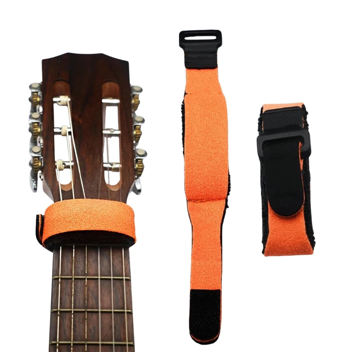 Miwayer Corda per chitarra Mute Smorzatore Riduttore di rumore Tastiera Nastro muto adatto per chitarra acustica Basso Ukulele