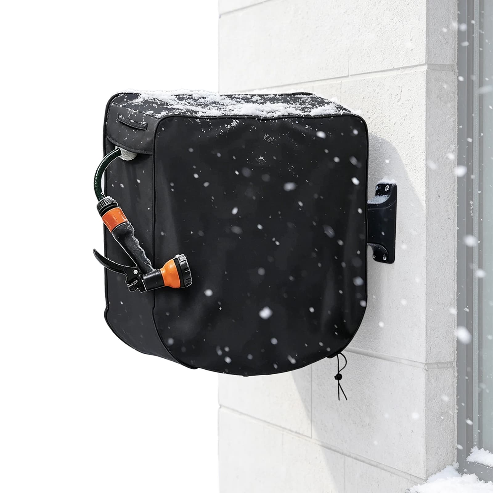 420D Wall Mounted Hose Protector Easy Installation Garden Hoses Storage Bag Outdoor Reels Covers for Garden&Wall Mounted Tube