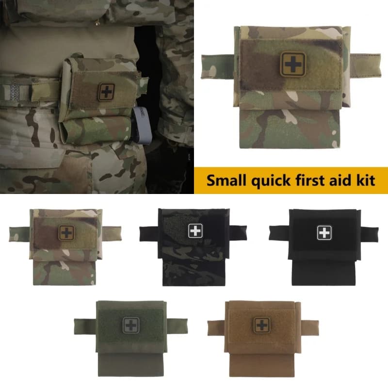 Kit di pronto soccorso MOLLE ad accesso rapido, compatto e durevole, perfetto per attrezzature da esterno e uso di emergenza