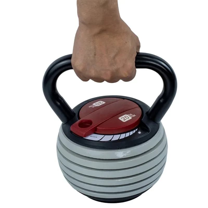 Factory Supply 20-pound Kettlebell Fitness Equipment Adjustable Iron And Cast Iron Material