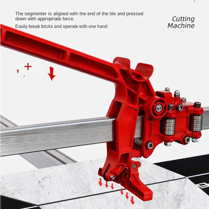 Spingitore manuale per piastrelle in ceramica Macchina da taglio ad alta precisione per piastrelle per pavimenti Spinta magnetica portatile per piastrelle in ceramica interamente in acciaio