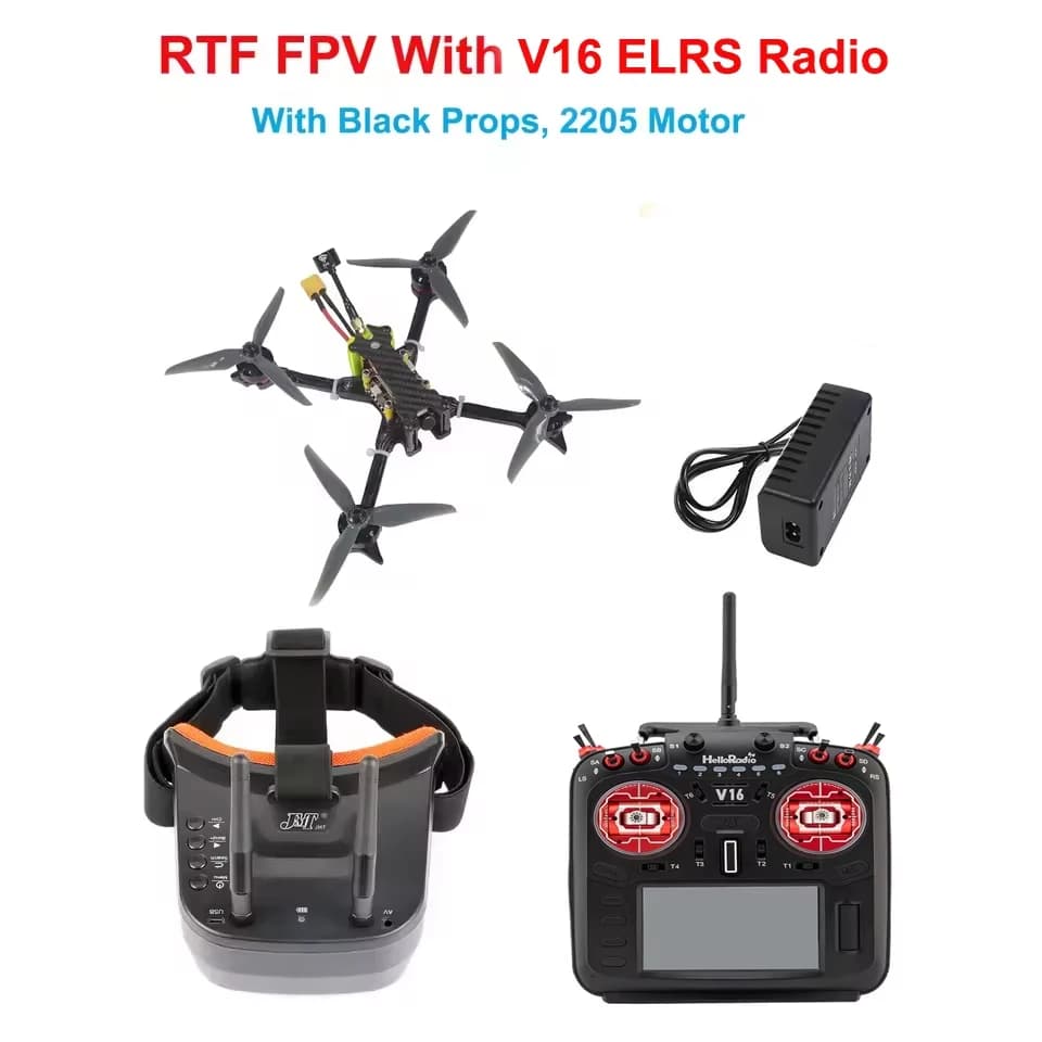 FAI DA TE RTF BNF F215 215mm 5 pollici 3-4S RC FPV RC Drone OSD Betaflight BLHeli-S 45A 4in1 ESC V16 ELRS Ricevitore A Lungo Raggio