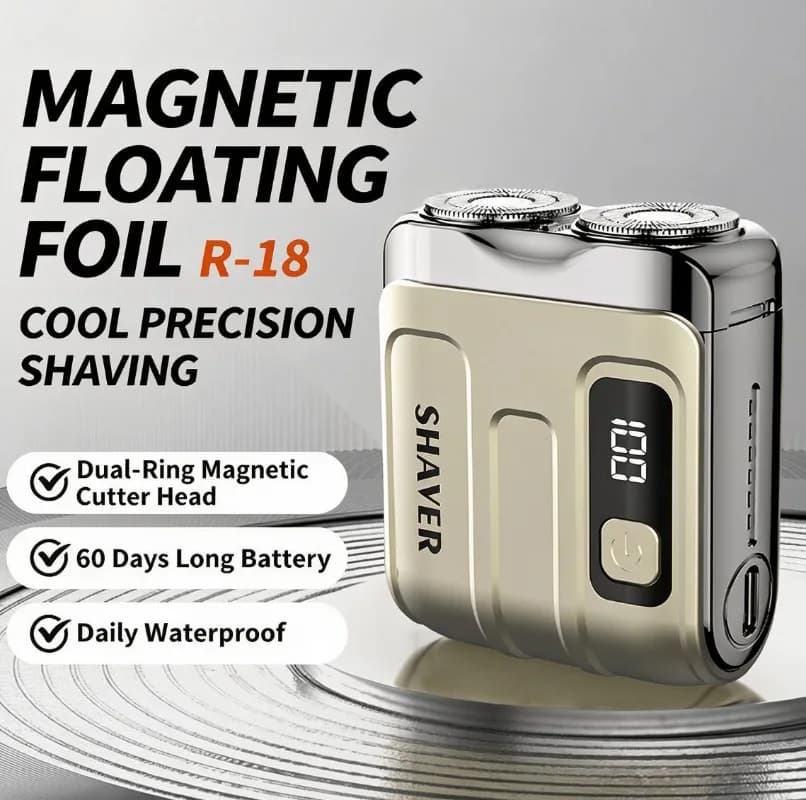 New Mini Electric Shaver, Portable Men's Razor, Type-C Fast Charging Long Standby Beard Trimmer
