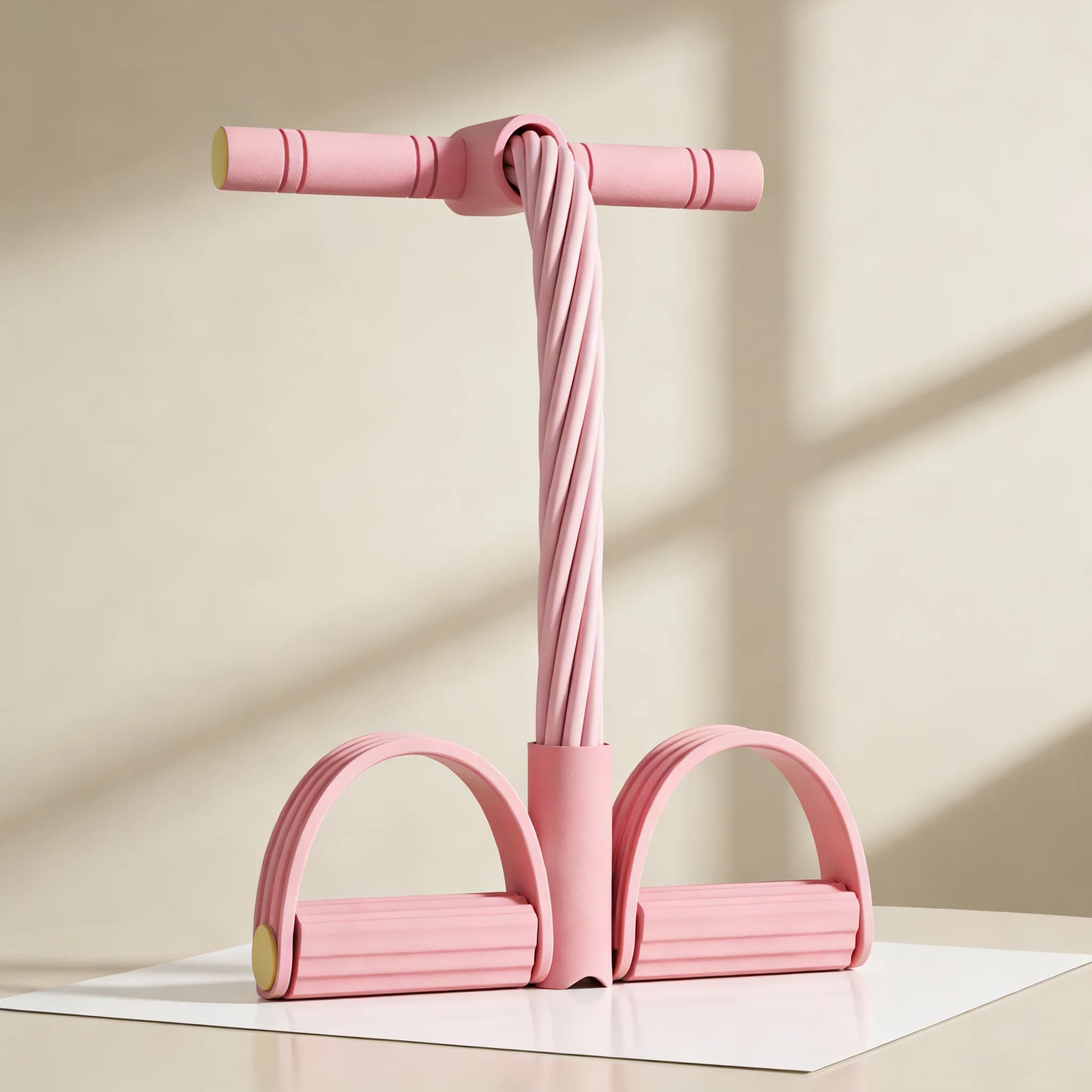 Barra per trazioni Pure Pink in materiale PP, leggera e portatile, per fitness domestico, per uomini e donne